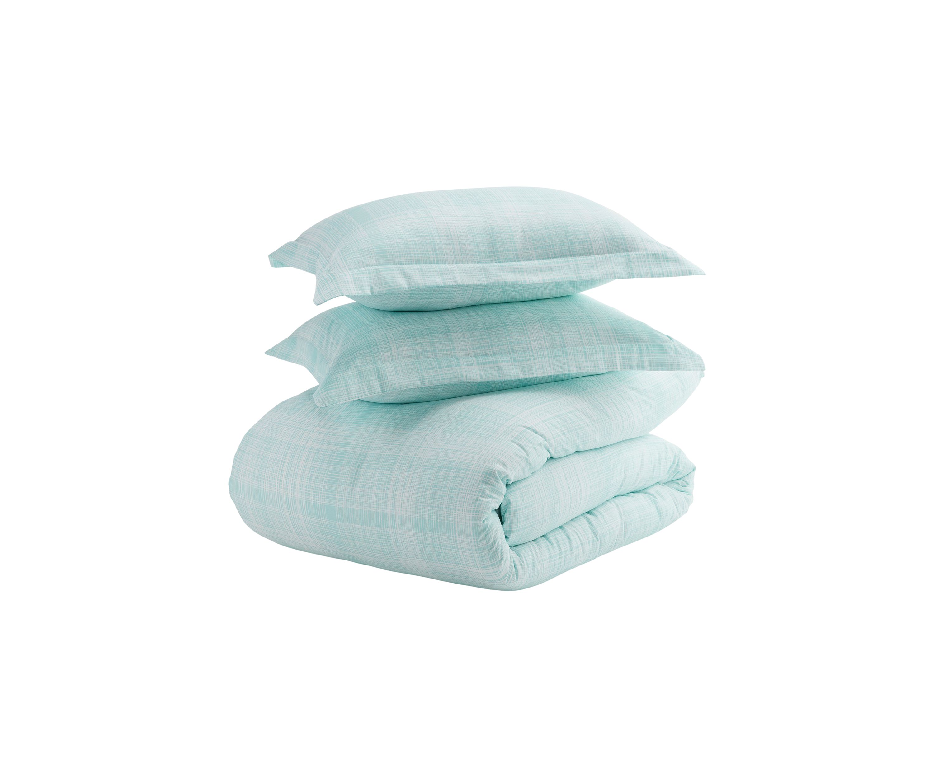 Premium Ultra Soft Thatch Pattern 3 Piece Duvet Cover Set
