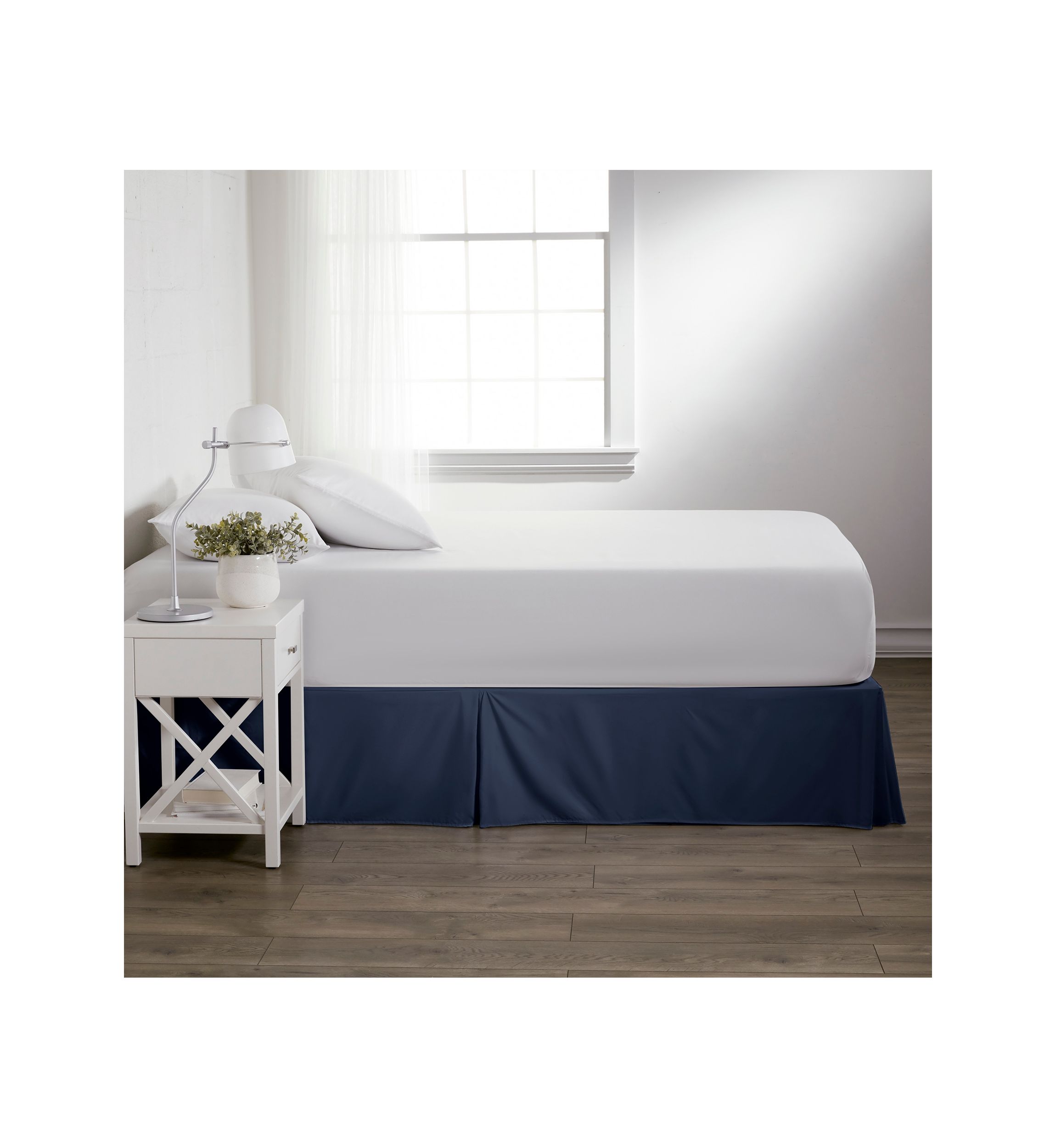 Premium Pleated Dust Ruffle Bed Skirt