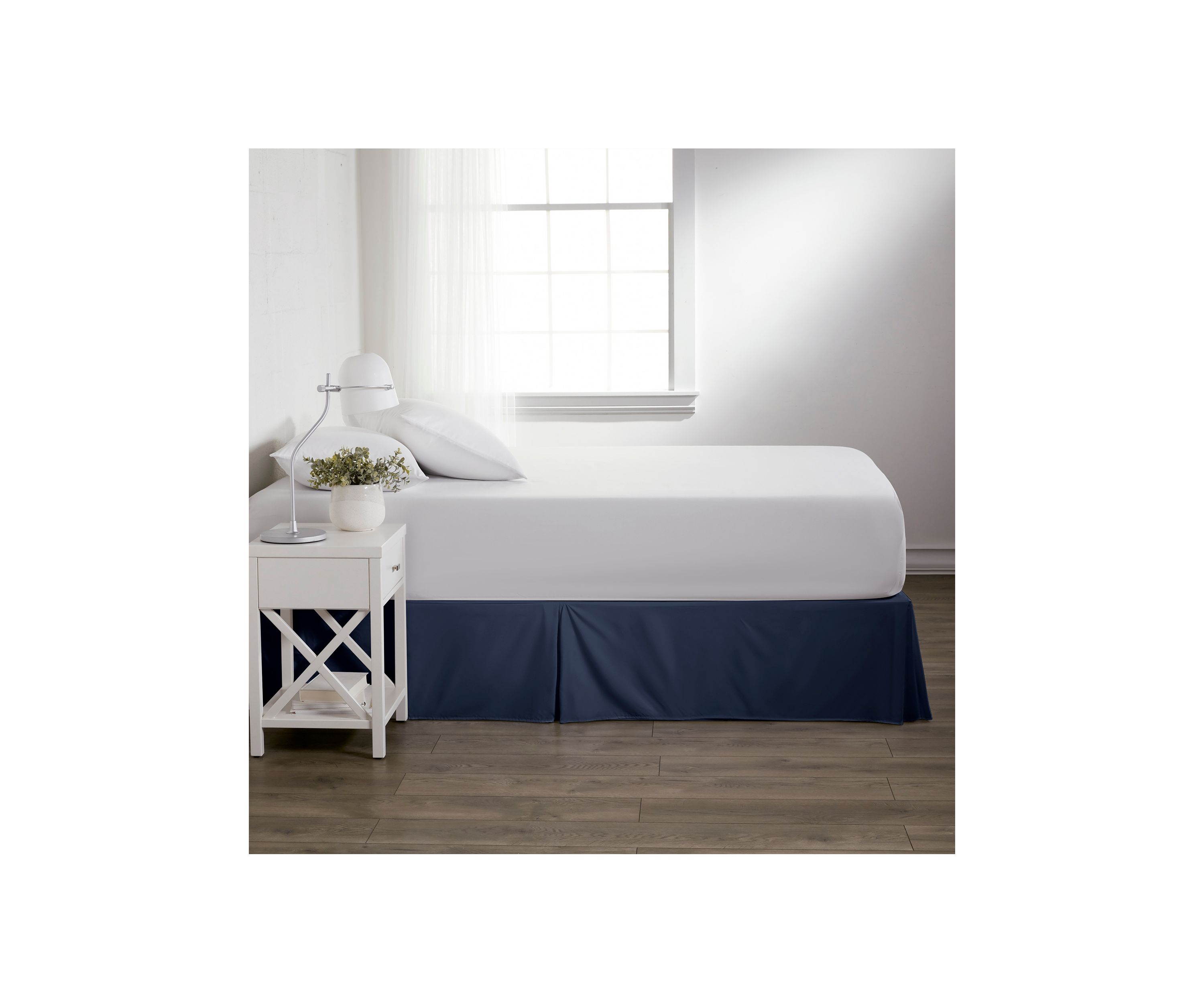 Premium Pleated Dust Ruffle Bed Skirt