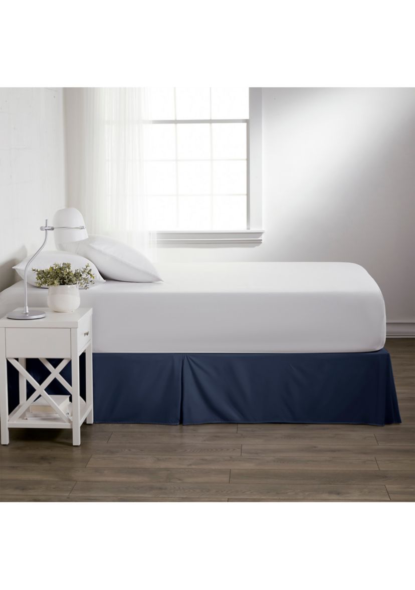 Premium Pleated Dust Ruffle Bed Skirt