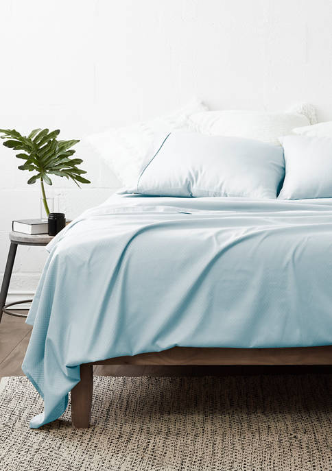 Luxury Inn Premium Chevron Embossed Bed Sheet Set