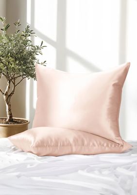 Luxury Inn 100% Mulberry Silk 2 Piece Pillowcase Set, Standard