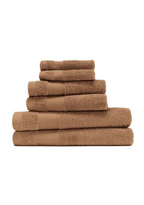 Luxury Inn 100% Cotton Ultra Soft 6-Piece Bath Essentials Towel Set