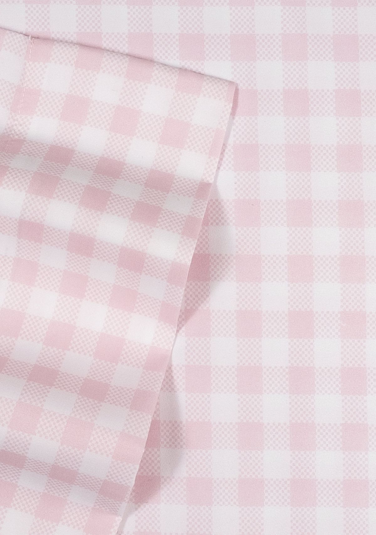 Kids Pink Gingham Pattern Sheet Set
