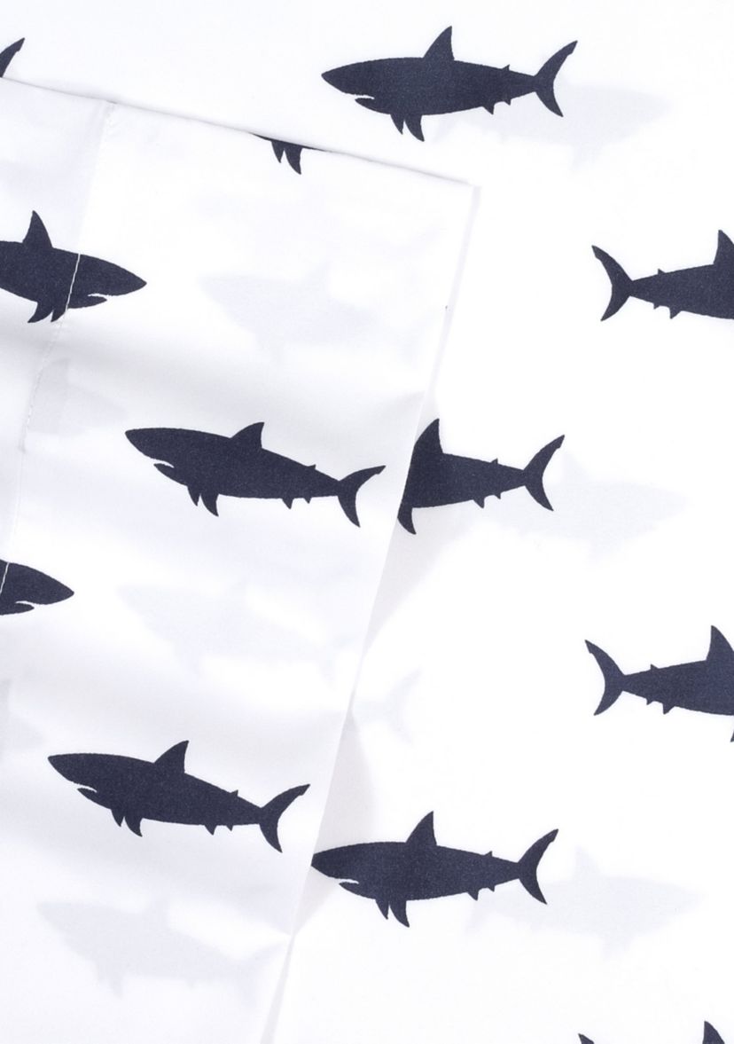 Kids Swimming Sharks Sheet Set