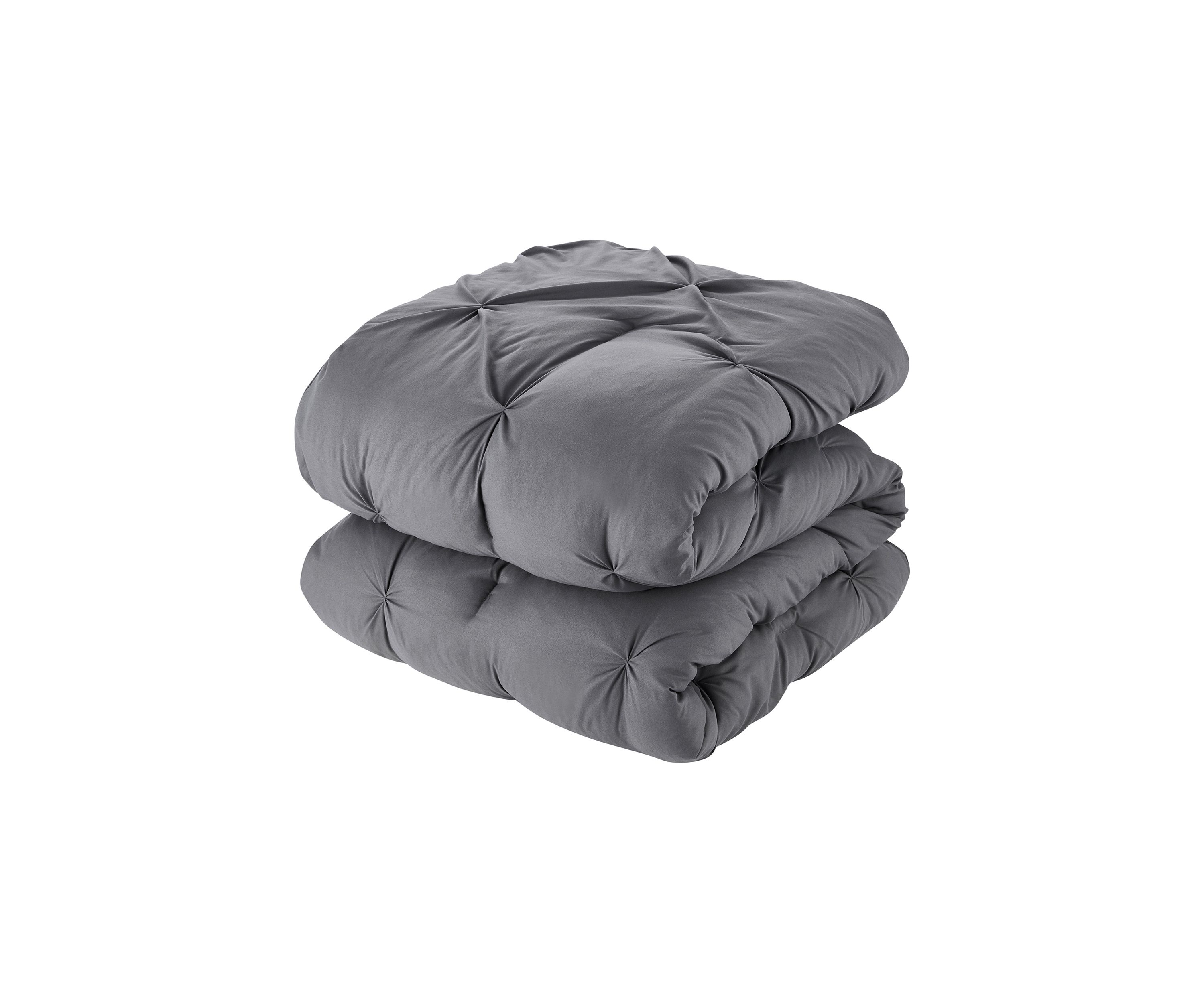 8 Piece Bed In A Bag Pintuck Comforter Sheet Bed Skirt Sham Set