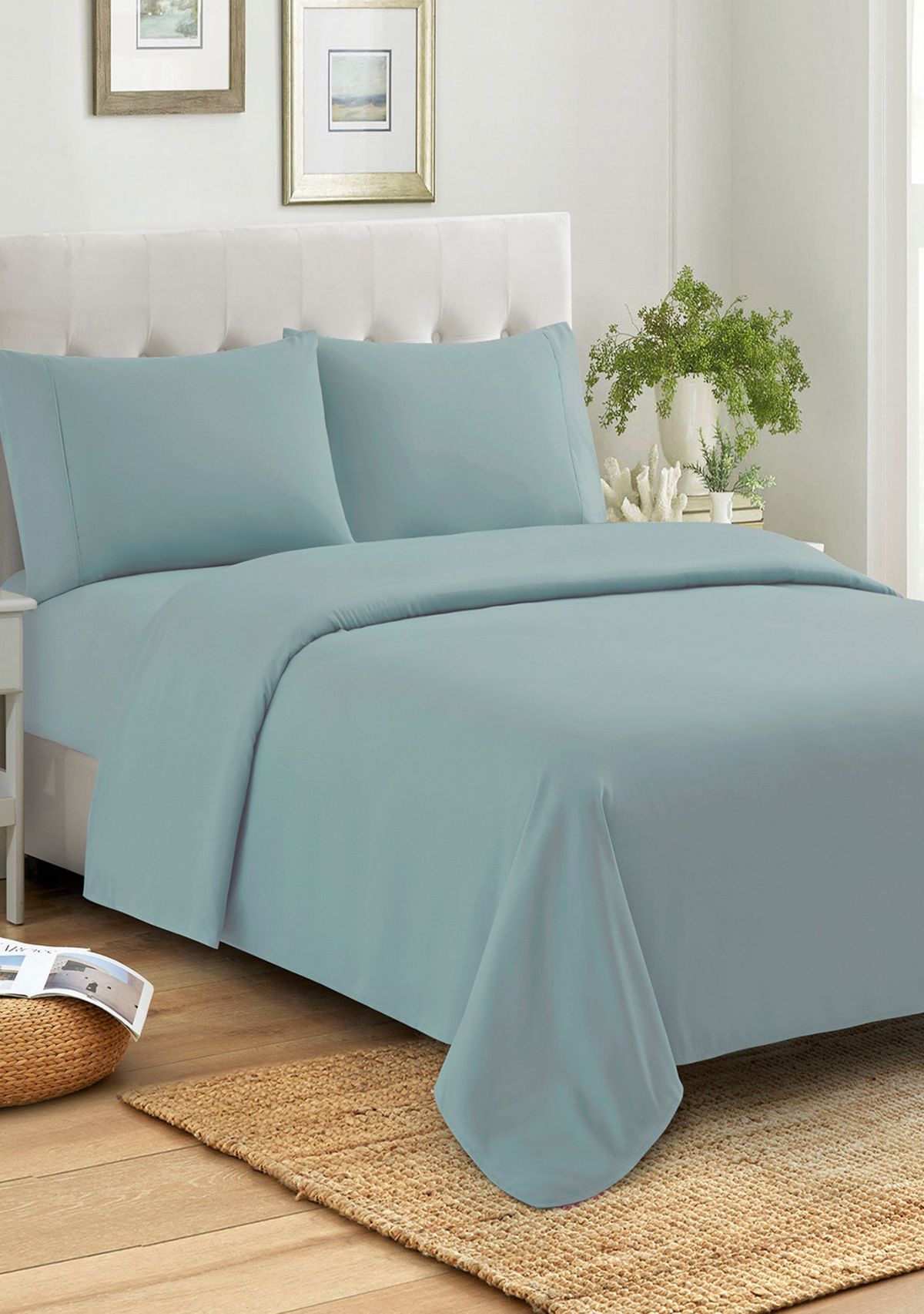 400 Thread Count 100% Combed Cotton Percale Sheet Set