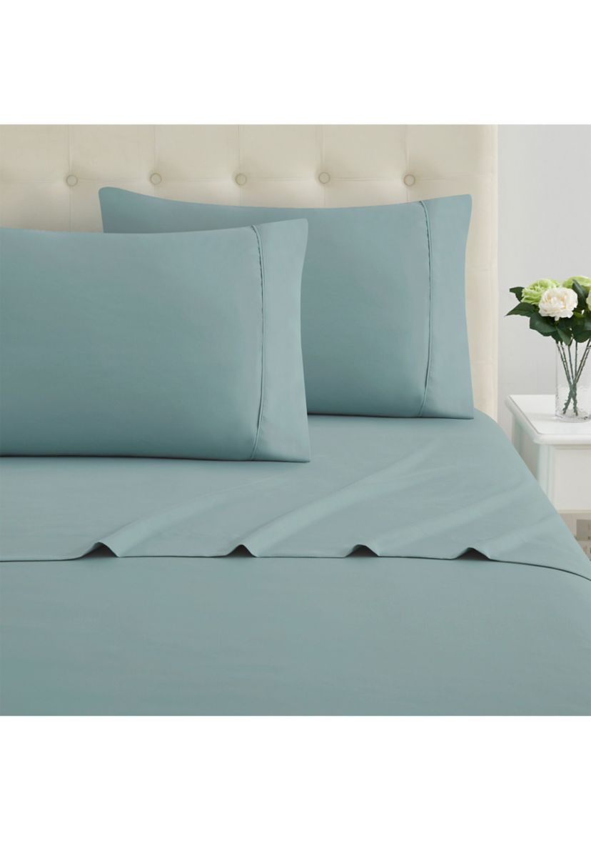 400 Thread Count 100% Combed Cotton Percale Sheet Set
