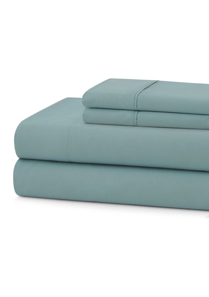 400 Thread Count 100% Combed Cotton Percale Sheet Set