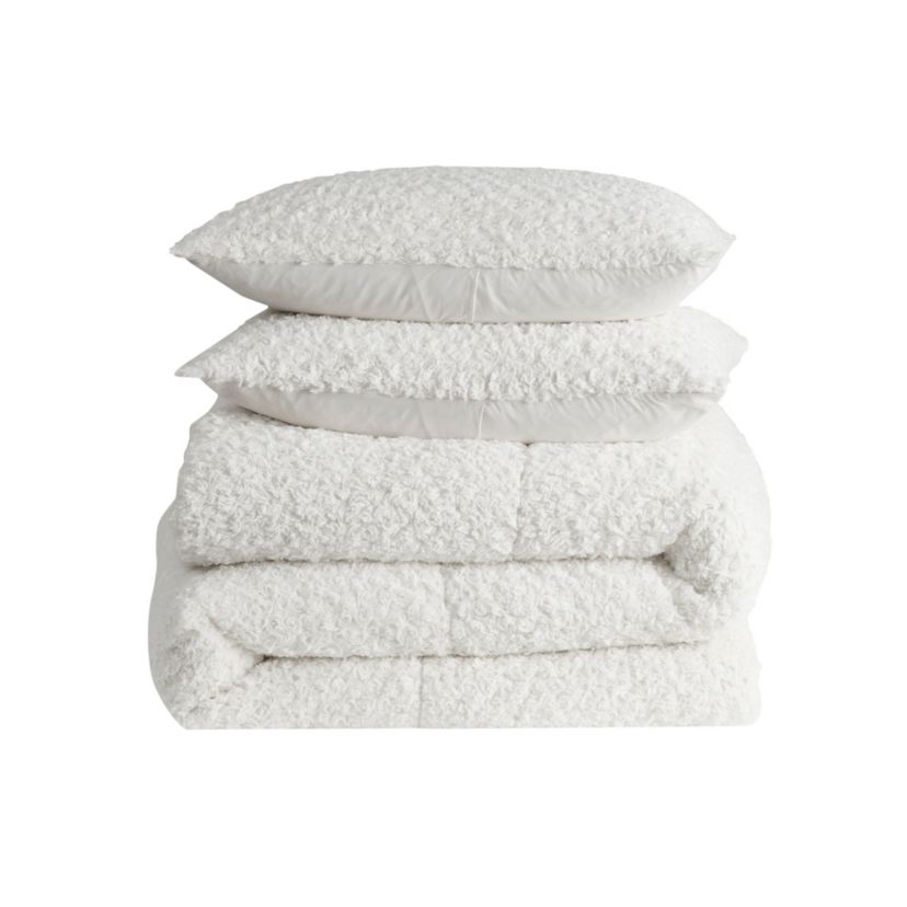 Mika Faux Fur Animal Comforter Set