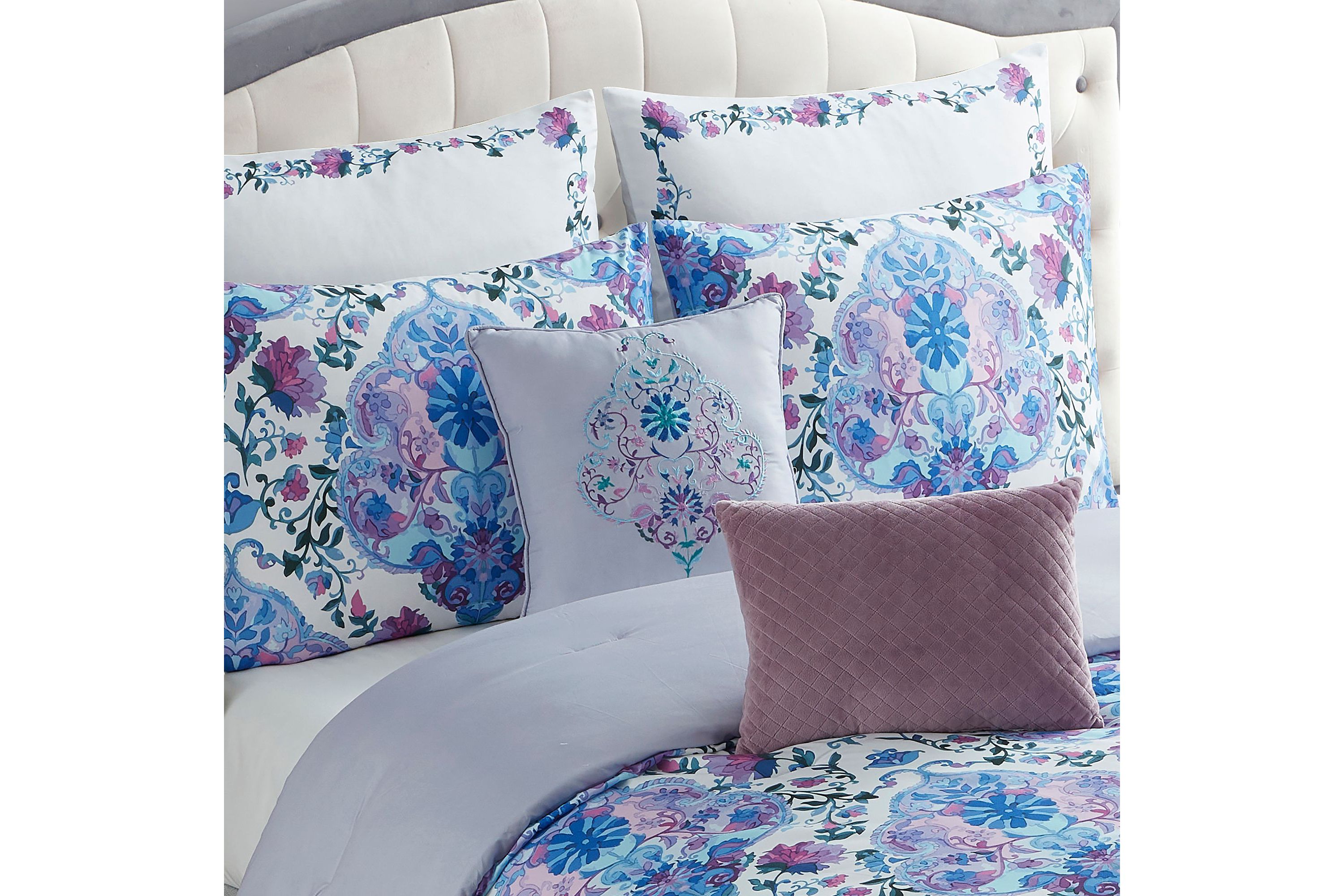 Juliette 7 Piece Floral Comforter Set