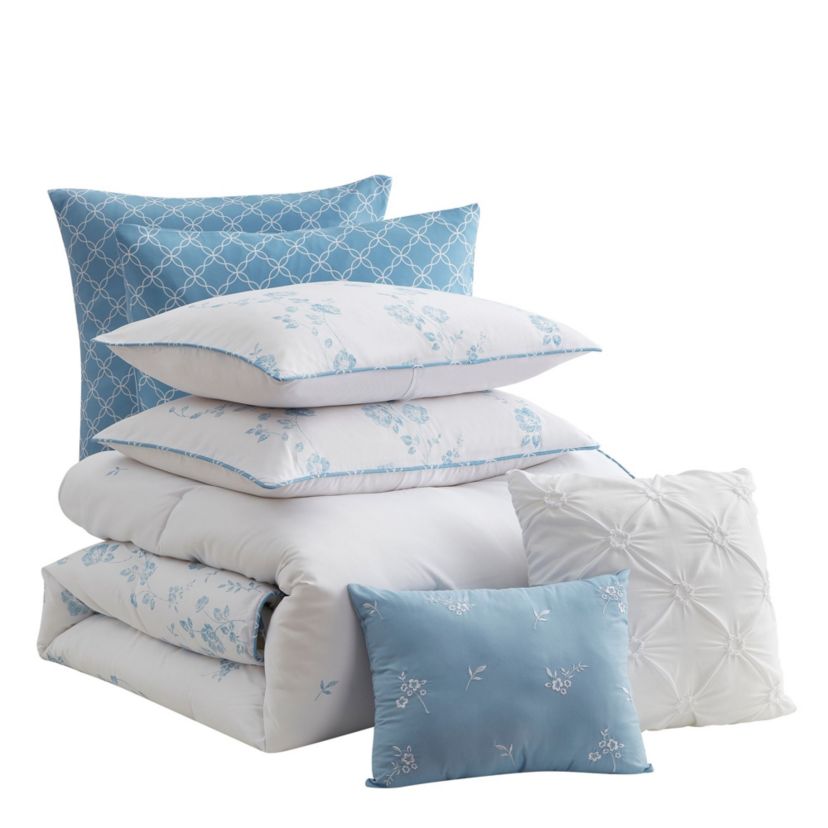 Adeline 7 Piece Floral Comforter Set