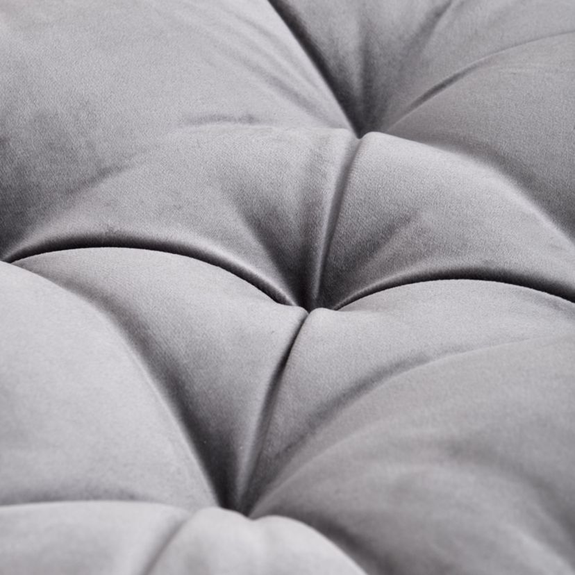 20" x 20" Polyester Tufted Square Meditation Yoga Floor Pillow