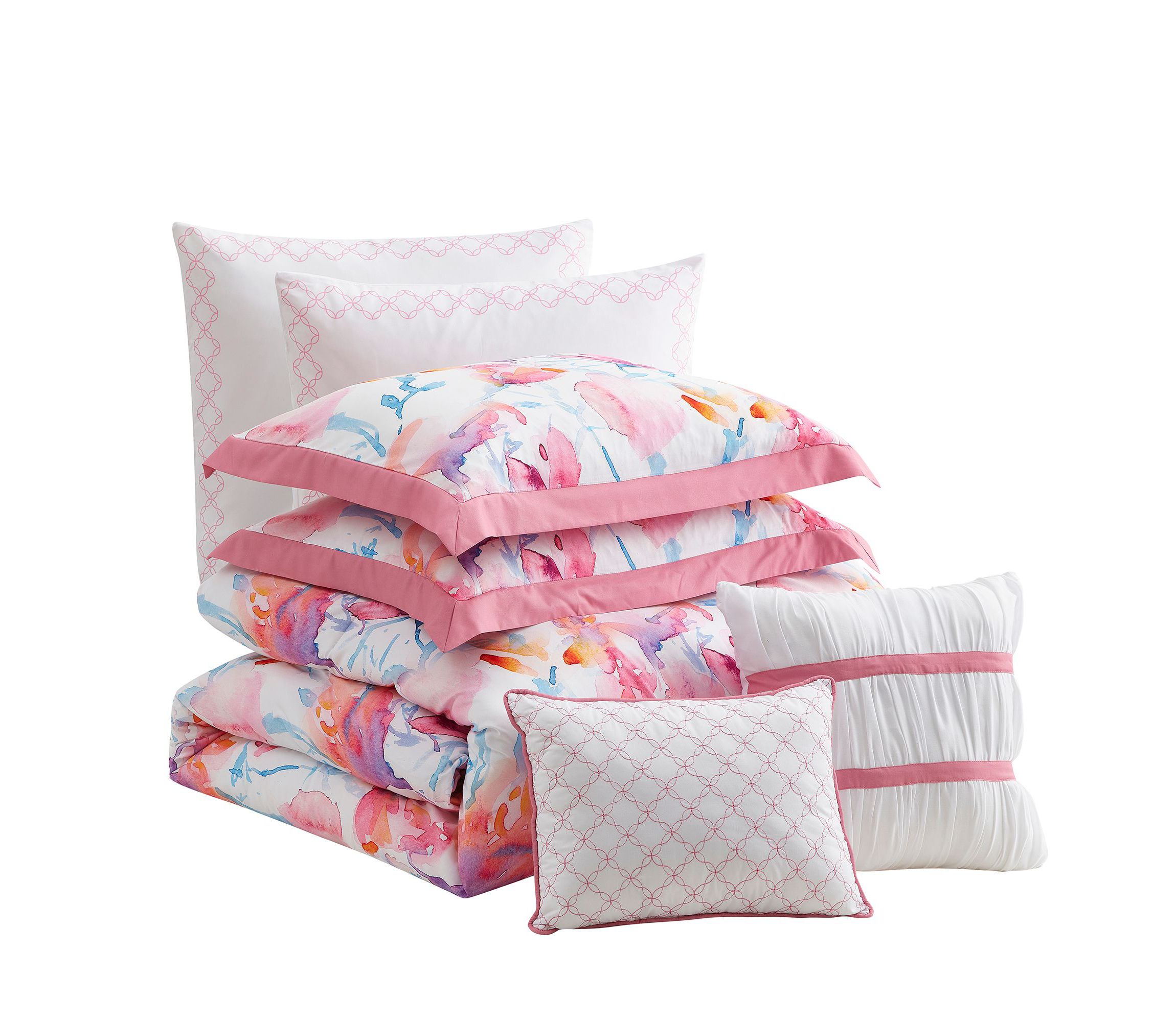Melrose 7 Piece Floral Comforter Set