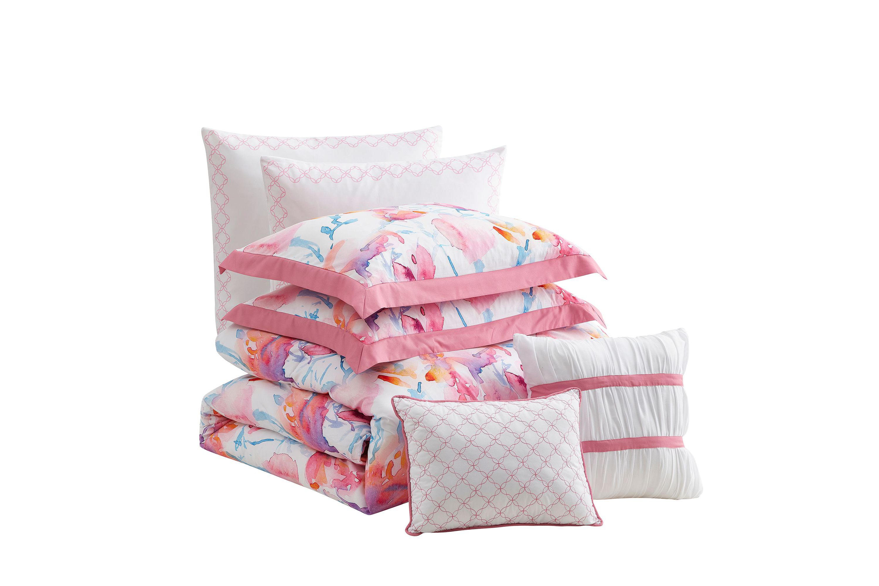 Melrose 7 Piece Floral Comforter Set