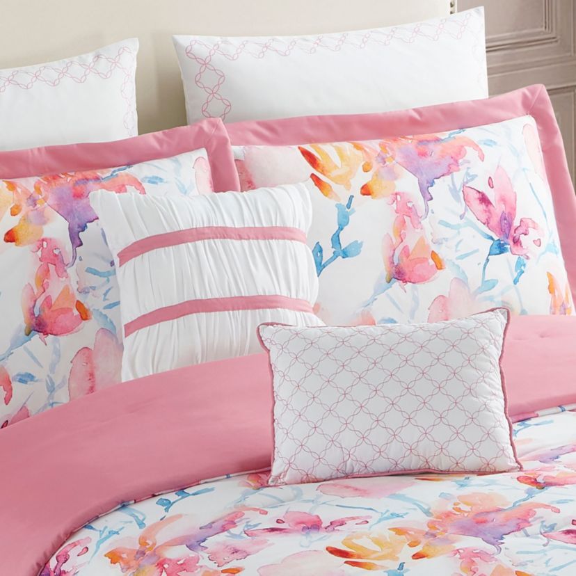 Melrose 7 Piece Floral Comforter Set