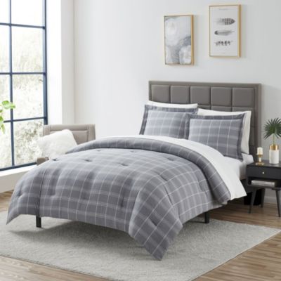 Sweet Home Collection 3 Piece Dante Fleece Sherpa Comforter Set