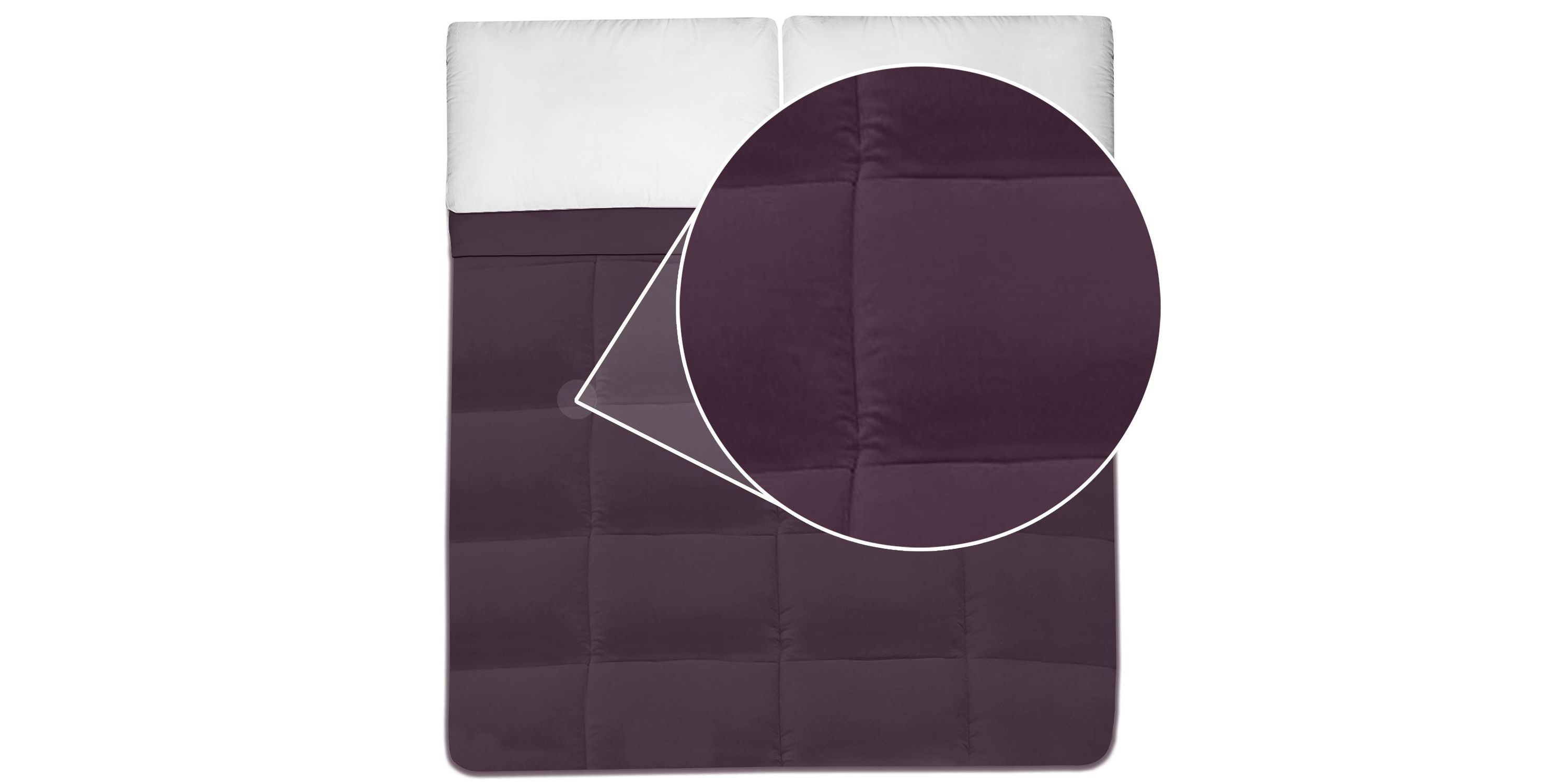 Solid Color Comforter Polyester Fill Microfiber Covering