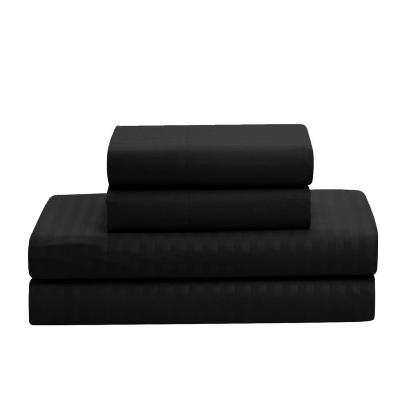 8 Piece Bed In A Bag Hotel Dobby Embossed Comforter Sheet Bed Skirt Sham Set