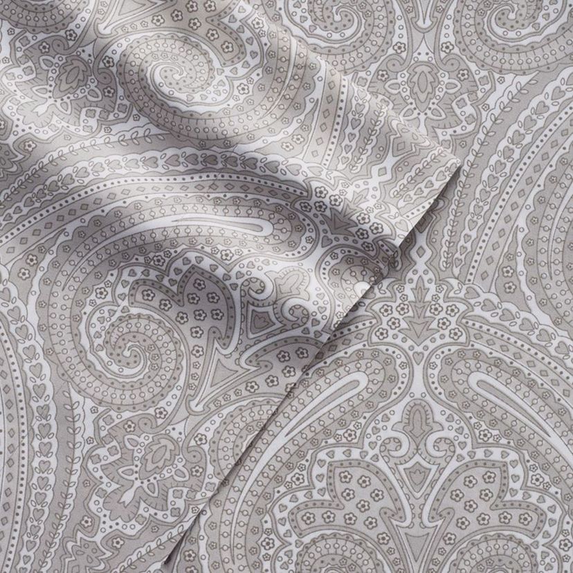 1500 Count 6 Piece Paisley Print Microfiber Sheet Set