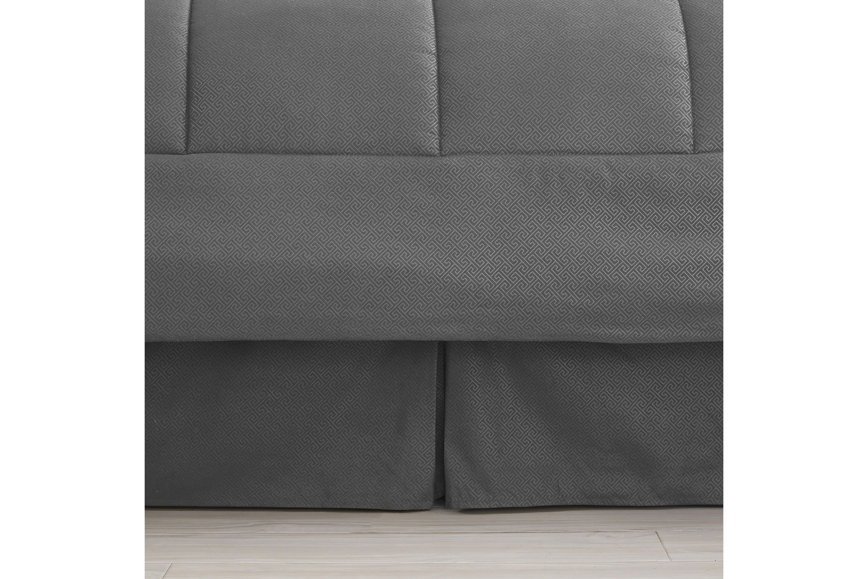 8 Piece Bed In A Bag Greek Key Comforter Sheet Bed Skirt Sham Set