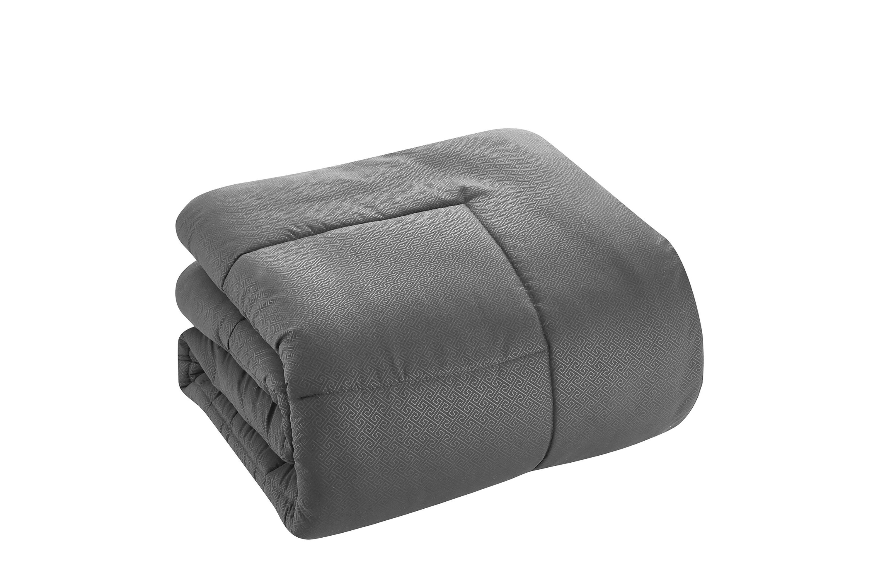 8 Piece Bed In A Bag Greek Key Comforter Sheet Bed Skirt Sham Set