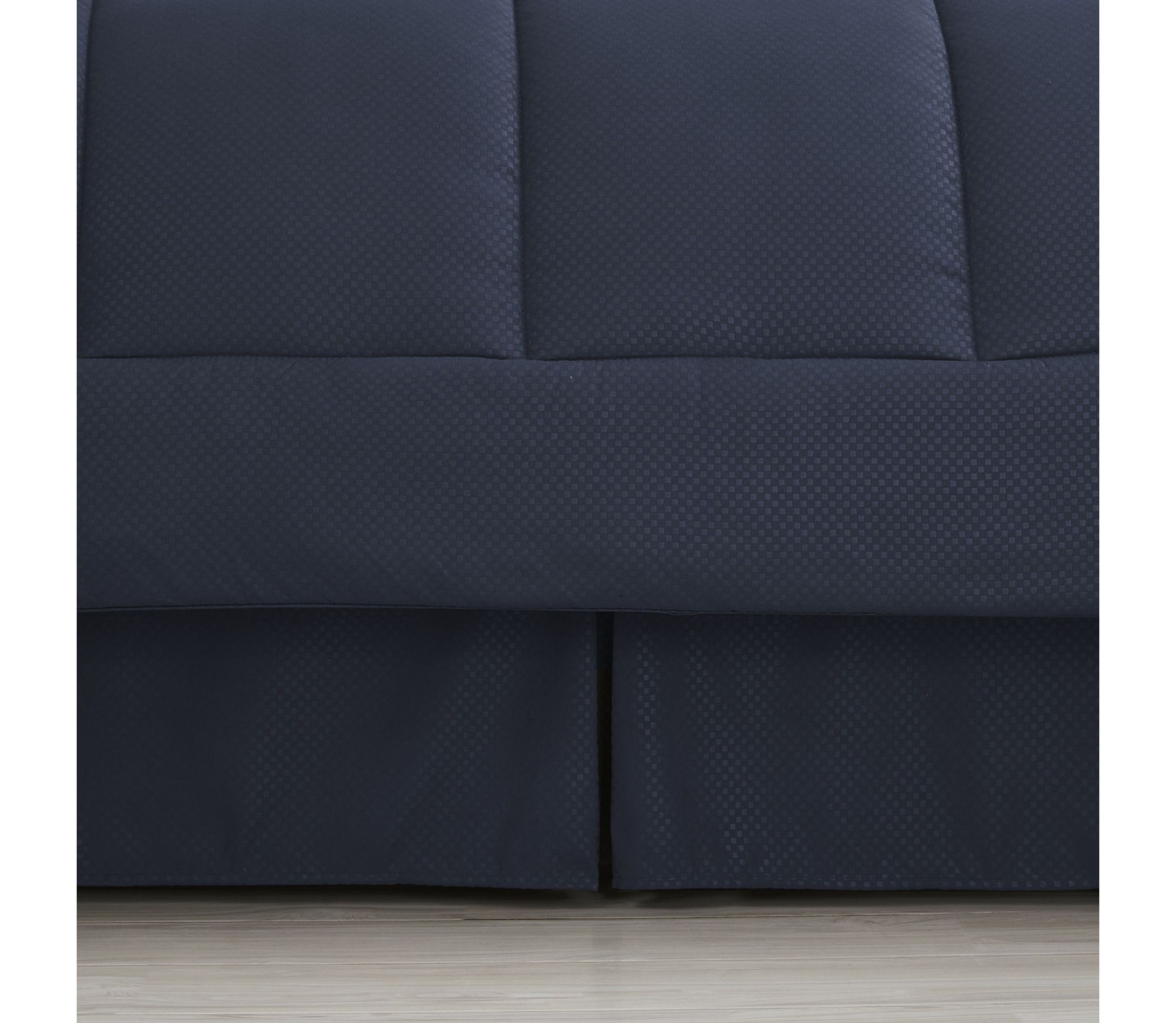 8 Piece Bed In A Bag Checkered Comforter Sheet Bed Skirt Sham Set