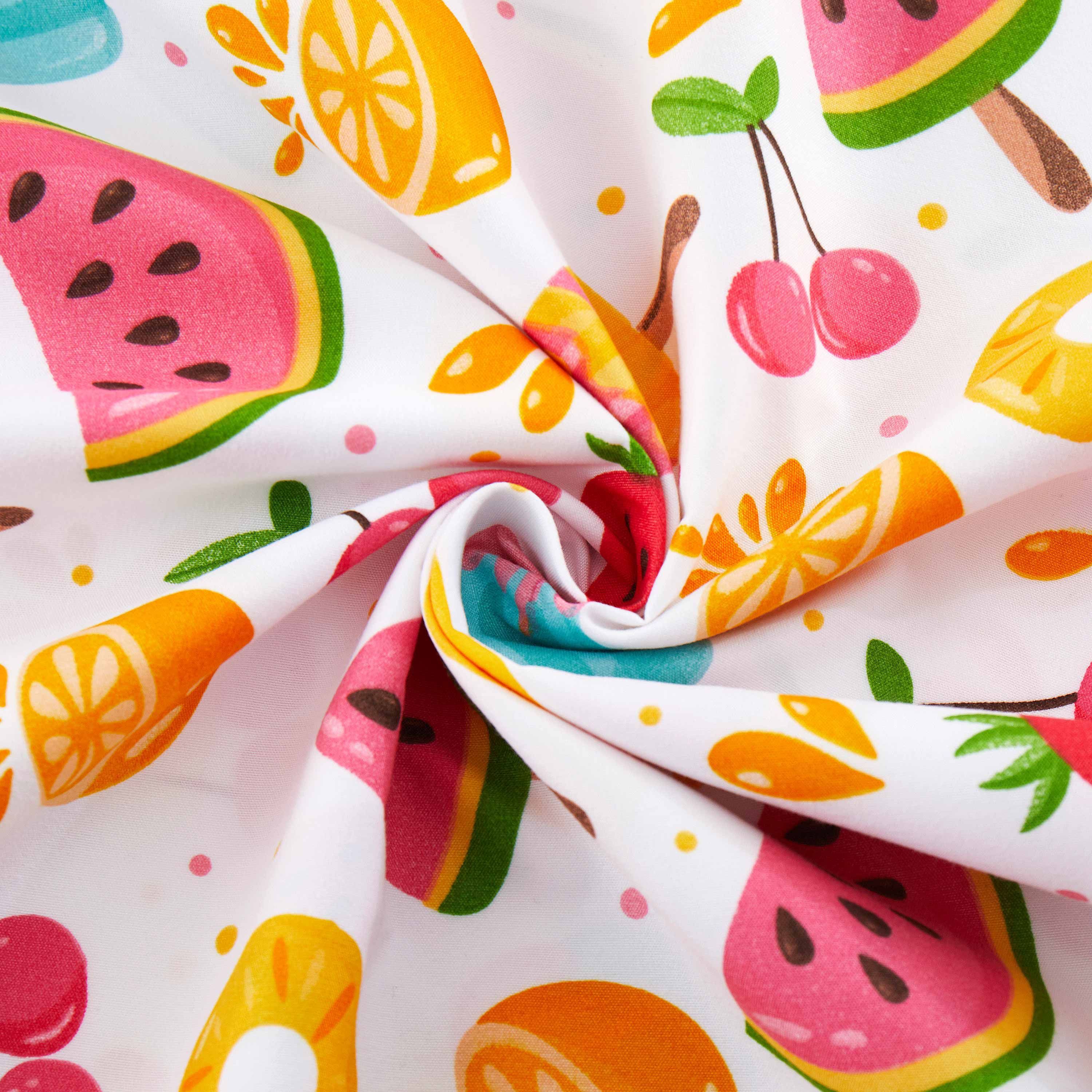 Fruity Fun Multi Color Kids Microfiber Sheet Set