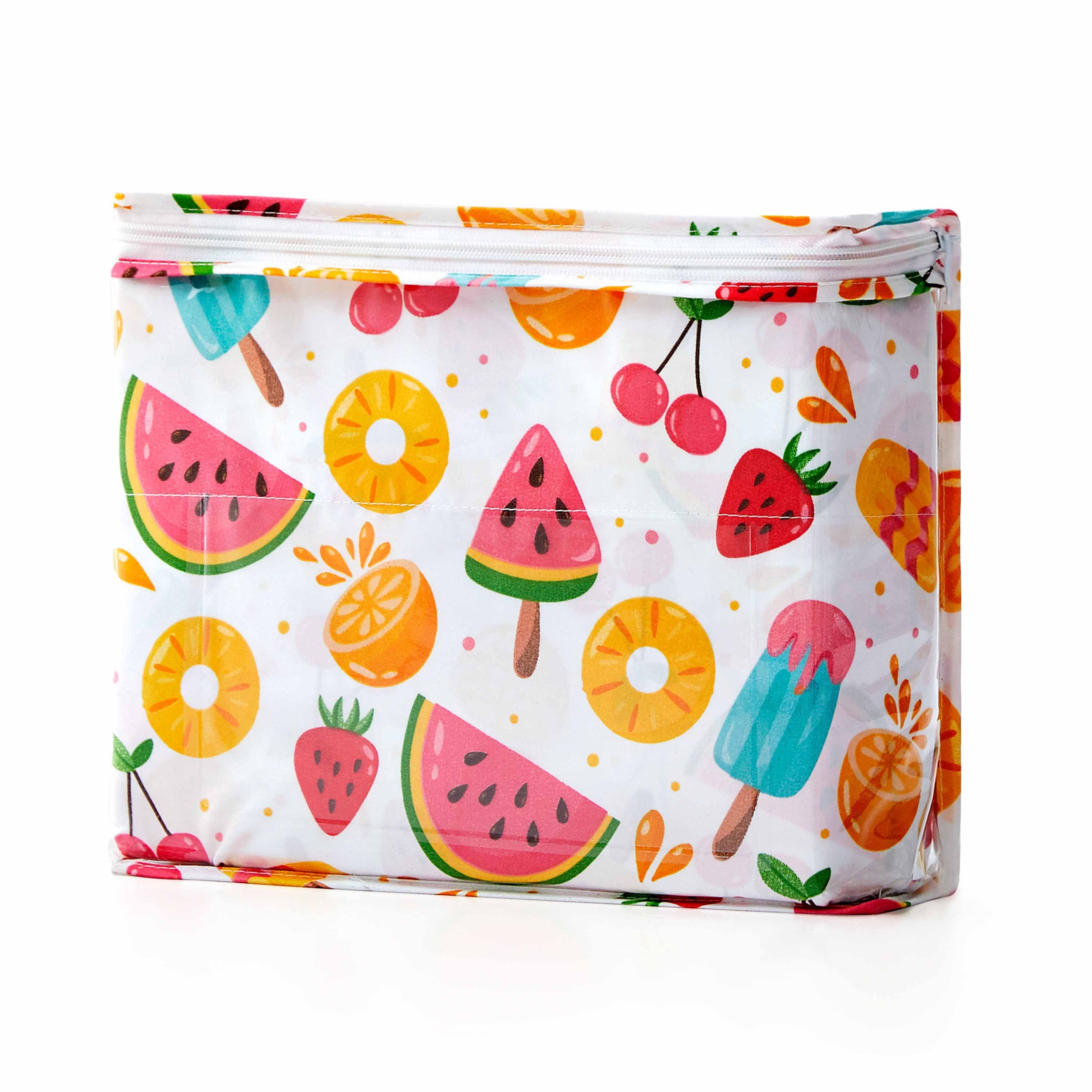 Fruity Fun Multi Color Kids Microfiber Sheet Set