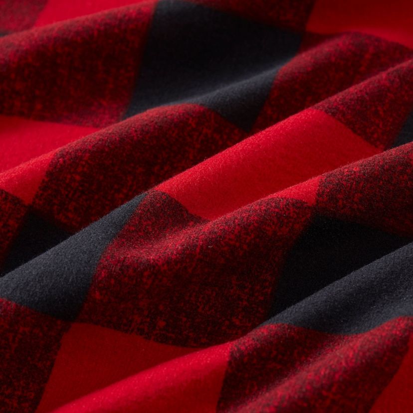 1500 Supreme Microfiber Buffalo Check Flannel Sheet Set