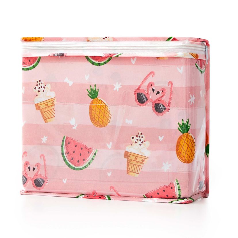 Sweet Summer Fun Pink Kids Microfiber Sheet Set