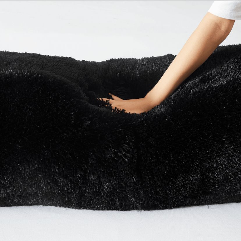 Soft and Comfy Plush Faux Fur Body Pillow 54 x 20