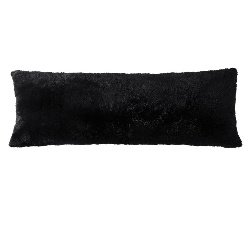 Soft and Comfy Plush Faux Fur Body Pillow 54 x 20