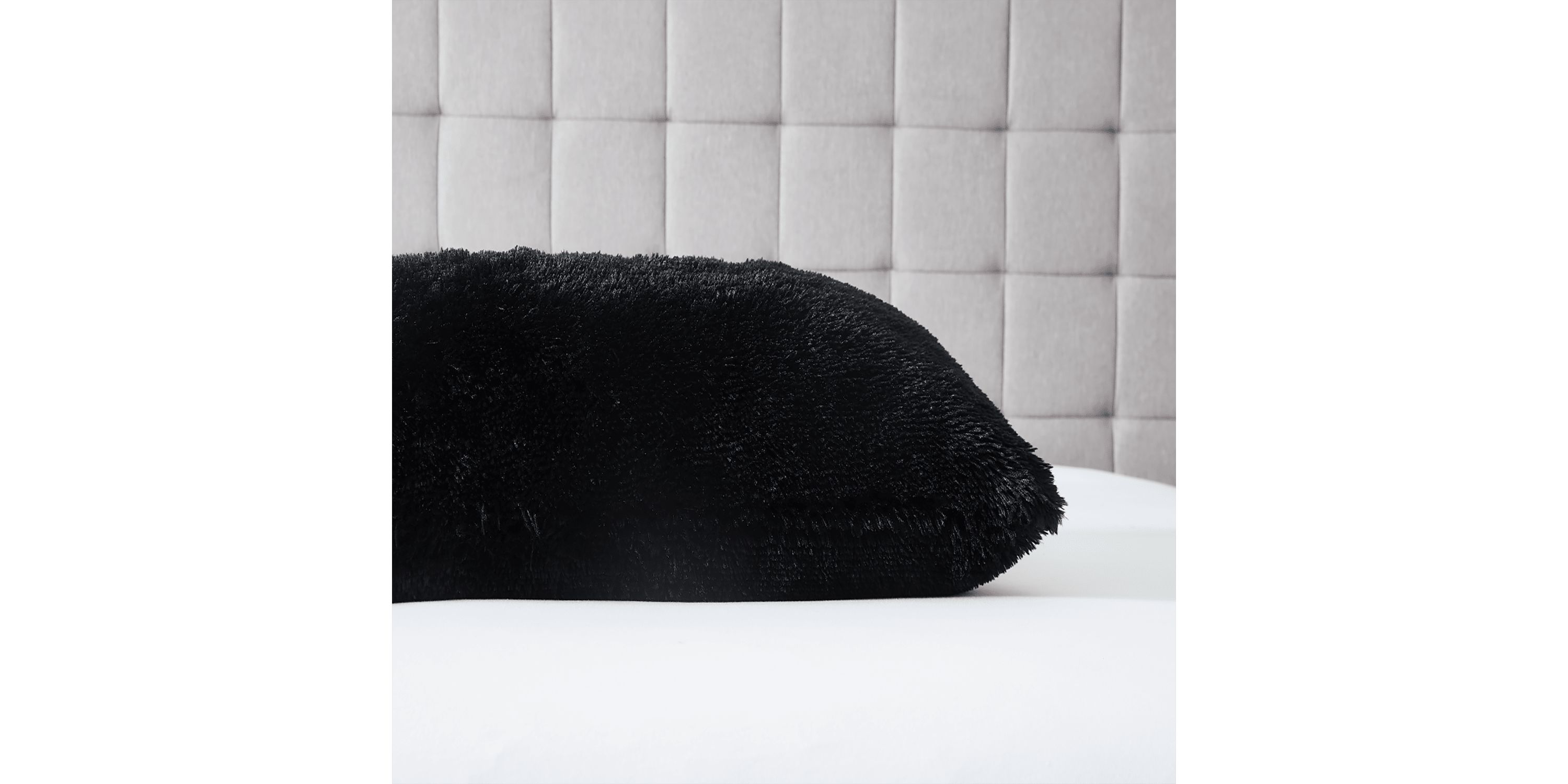 Soft and Comfy Plush Faux Fur Body Pillow 54 x 20