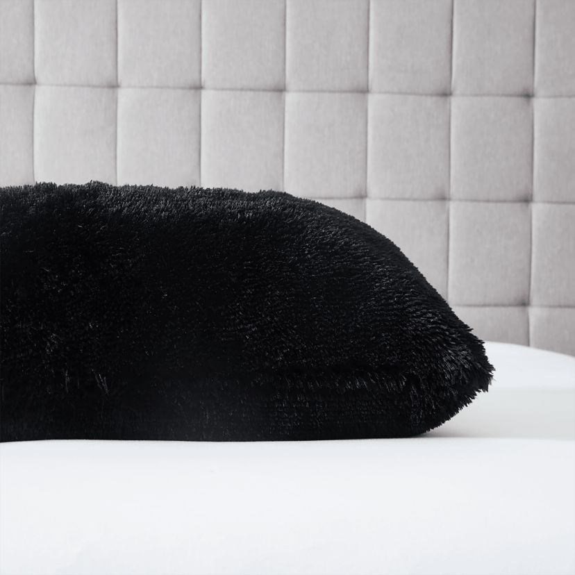 Soft and Comfy Plush Faux Fur Body Pillow 54 x 20