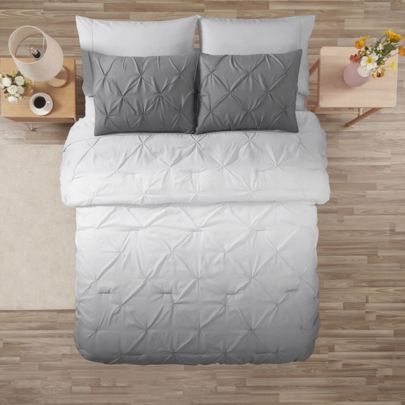 Loralie Ombre Pintuck Bed in a Bag