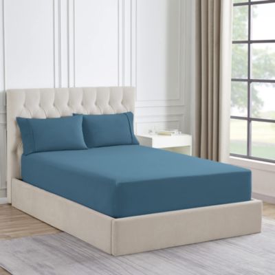 Sweet Home Collection 1500 Supreme Collection Microfiber Flannel Fitted Sheet, Twin Long