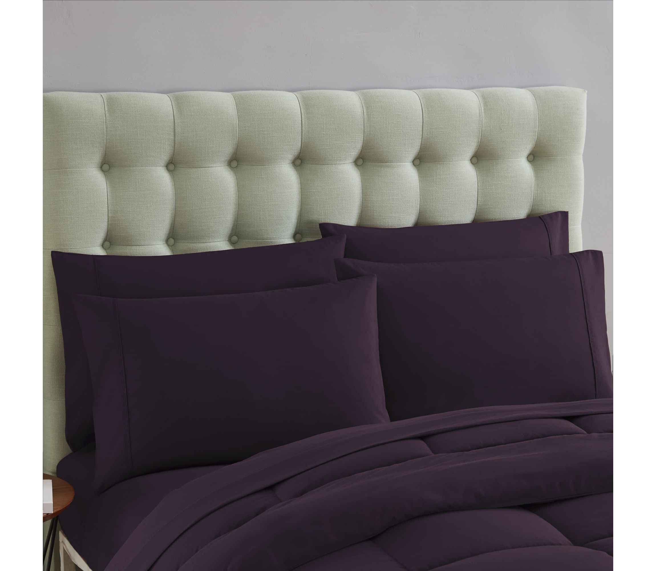 7 Piece Bed-In-A-Bag Down Alternative Comforter & Sheet Set RV Short Queen