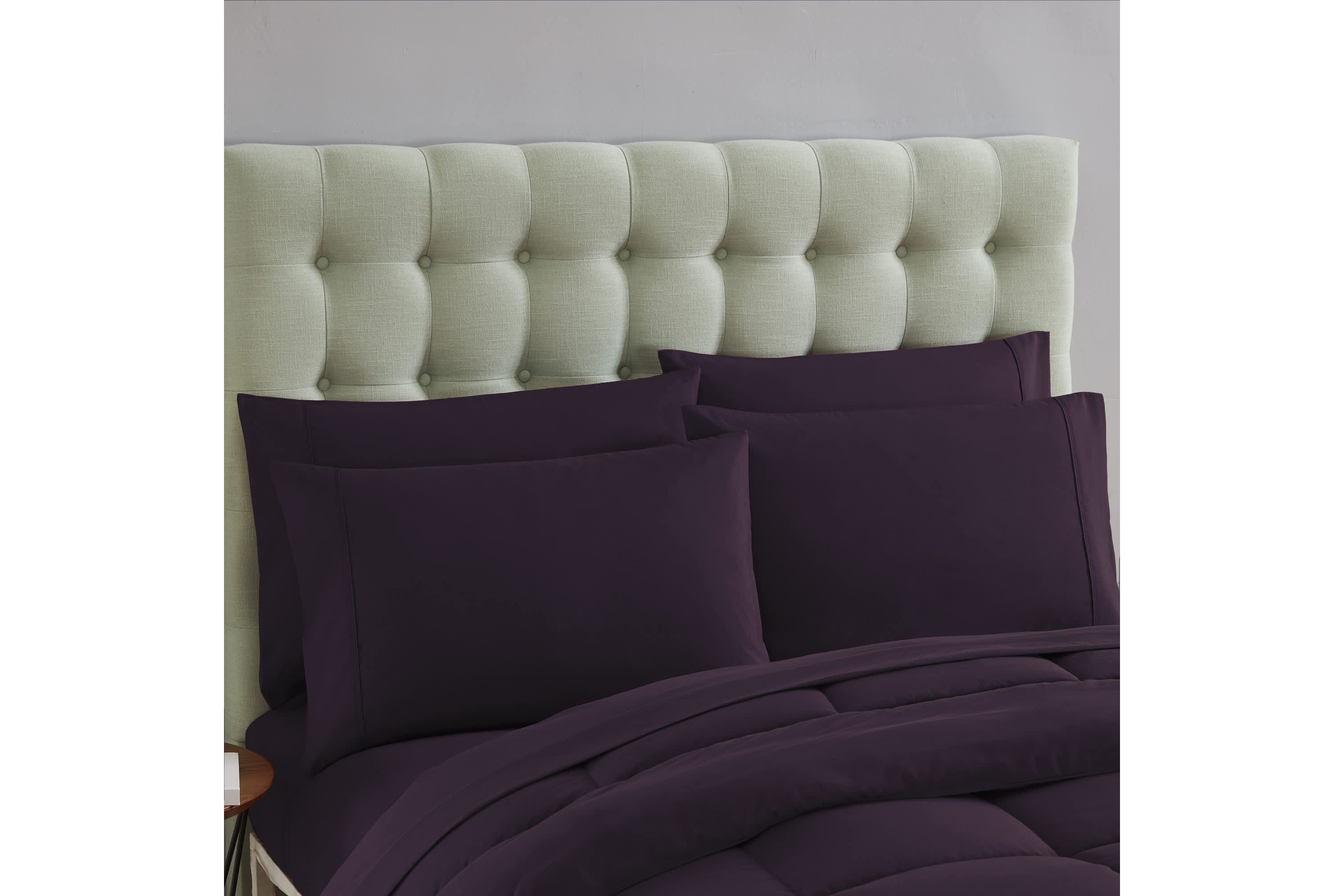 7 Piece Bed-In-A-Bag Down Alternative Comforter & Sheet Set RV Short Queen