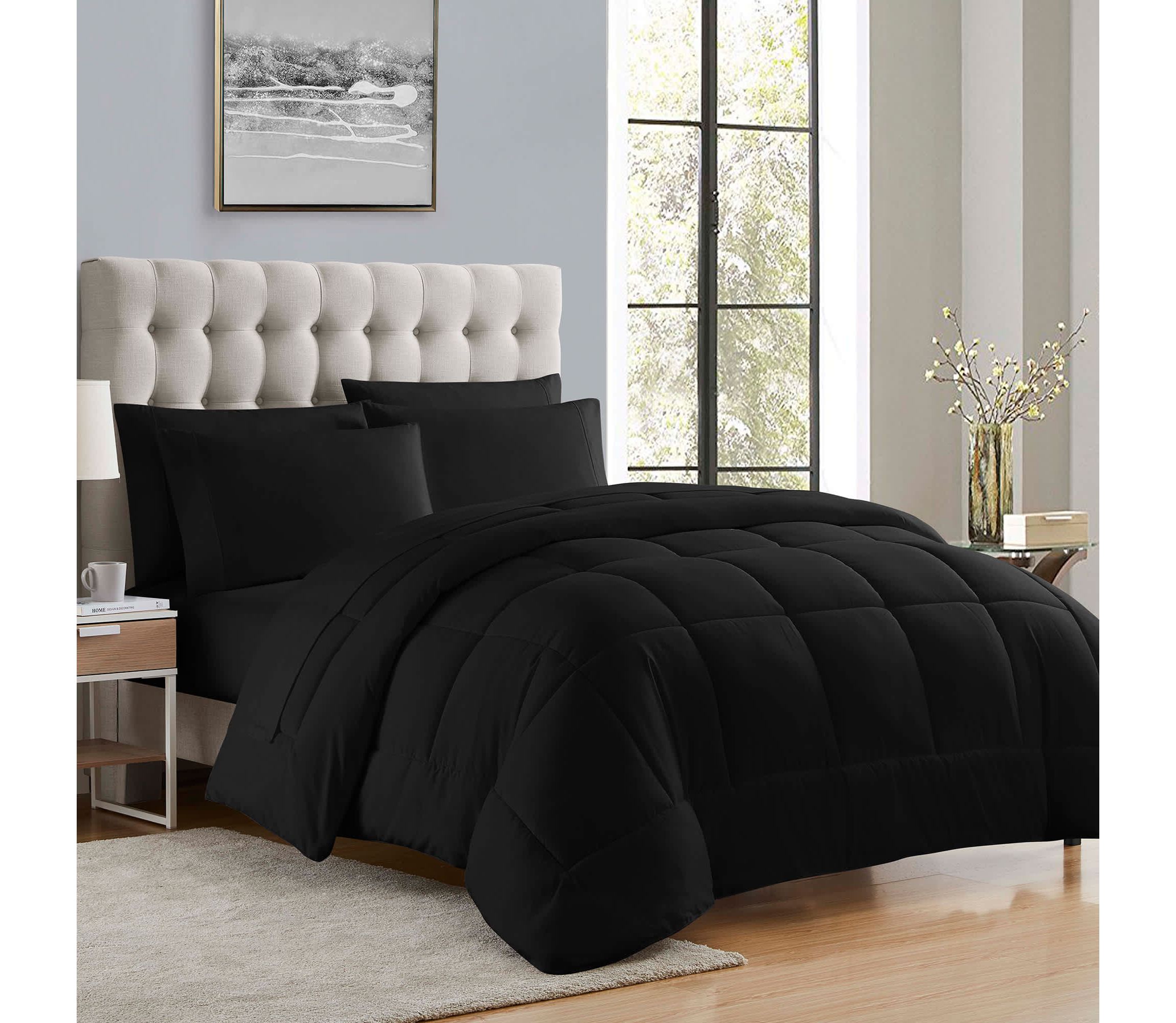 7 Piece Bed-In-A-Bag Down Alternative Comforter & Sheet
