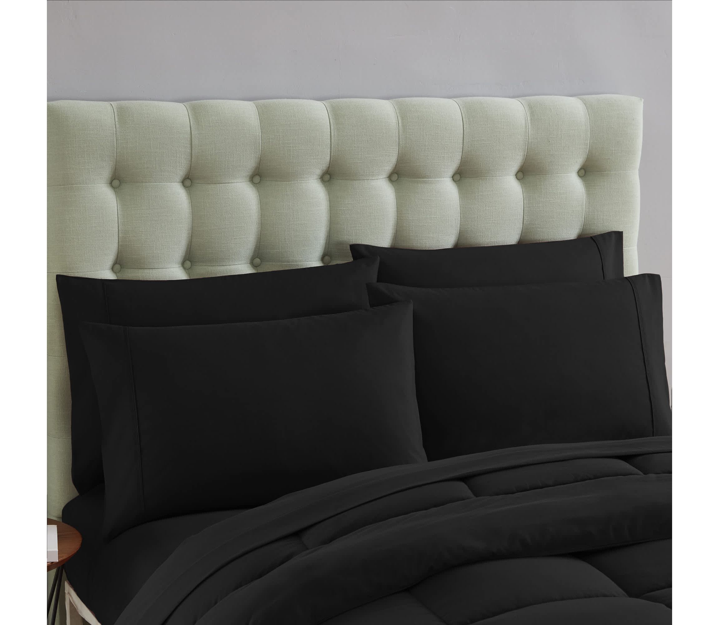 7 Piece Bed-In-A-Bag Down Alternative Comforter & Sheet
