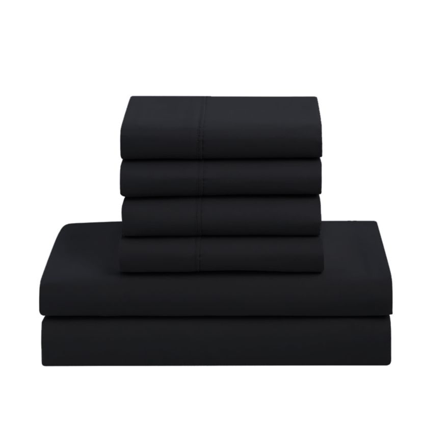 7 Piece Bed-In-A-Bag Down Alternative Comforter & Sheet