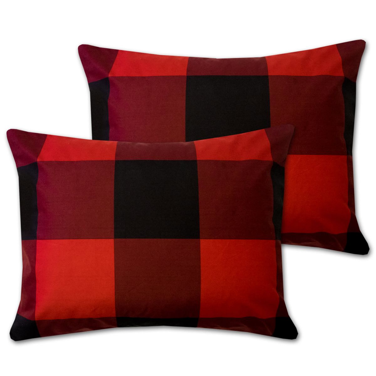 Sweet Home Collection 8 Piece Buffalo Plaid Bed In a Bag Comforter and Sheet Set