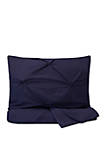 Luxury 3 Piece Pinch Pleat Pintuck Duvet Cover and Pillow Sham Set