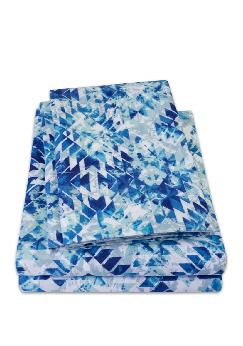 Aqualina Geometric Pattern 1500 Supreme Collection Sheet Set