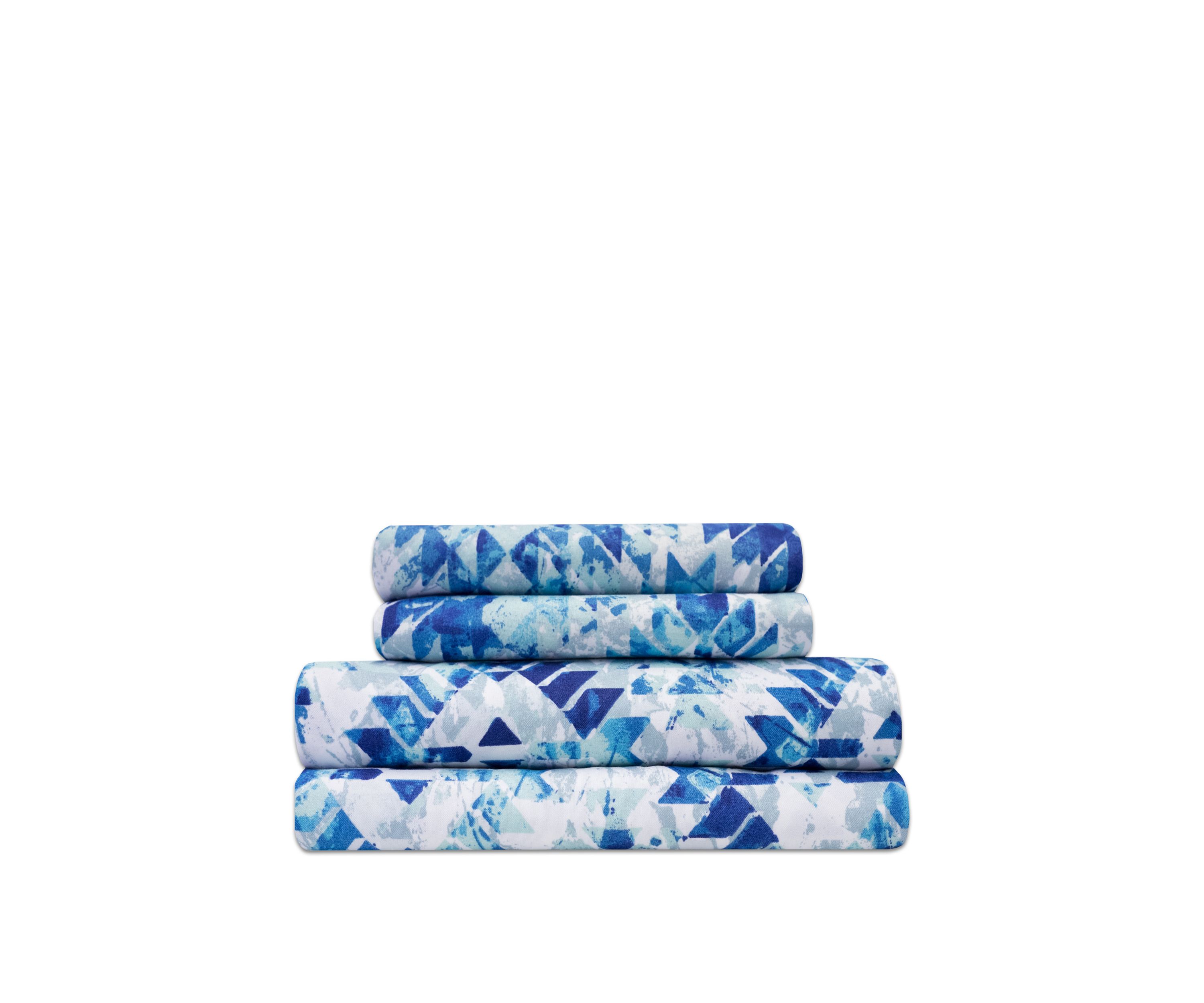 Aqualina Geometric Pattern 1500 Supreme Collection Sheet Set