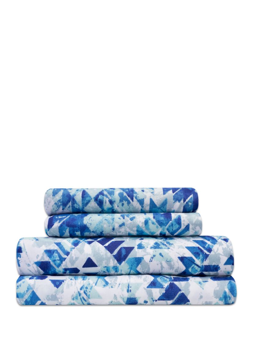 Aqualina Geometric Pattern 1500 Supreme Collection Sheet Set