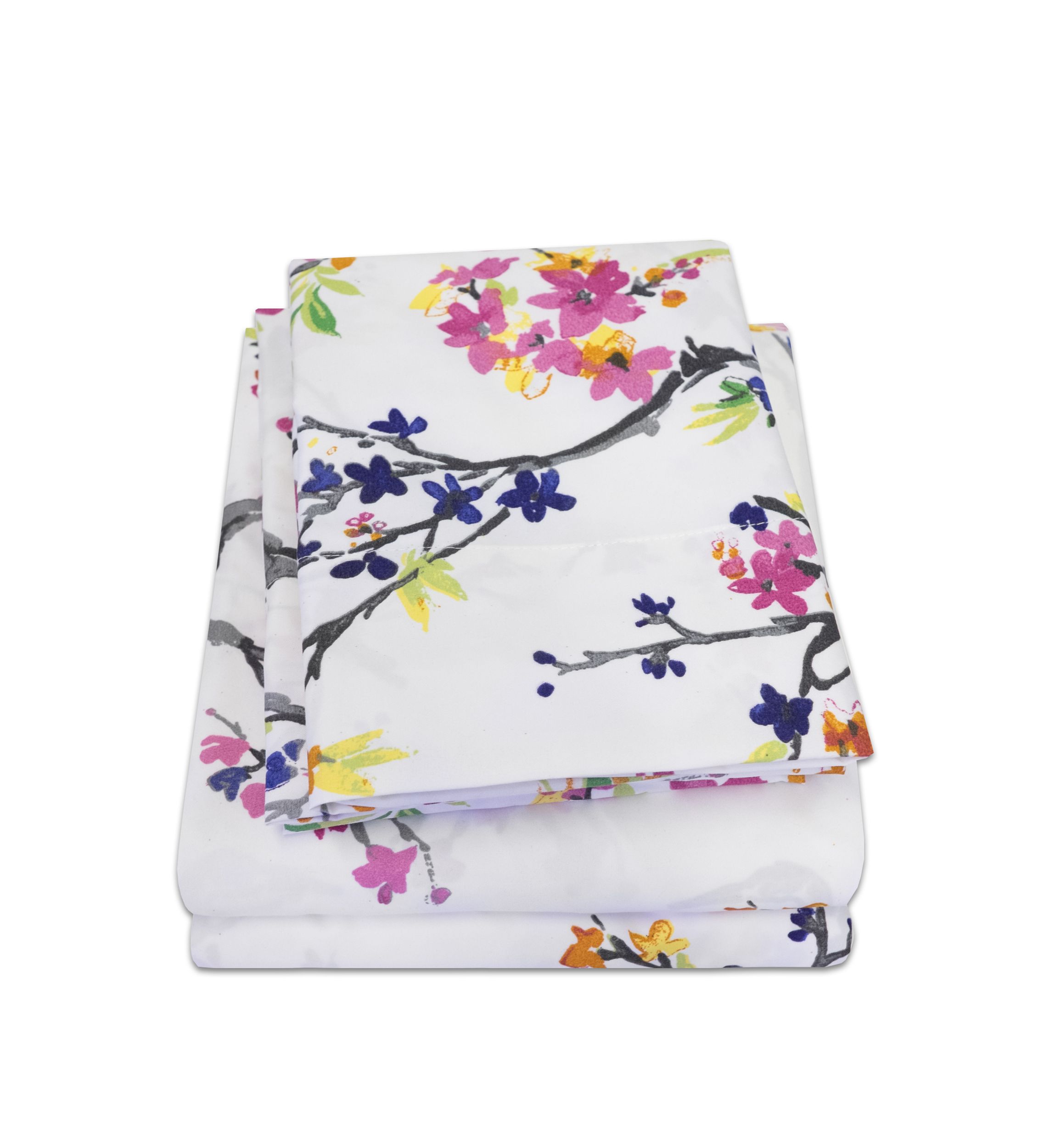 Botanical Pastel Floral Pattern 1500 Supreme Collection Sheet Set