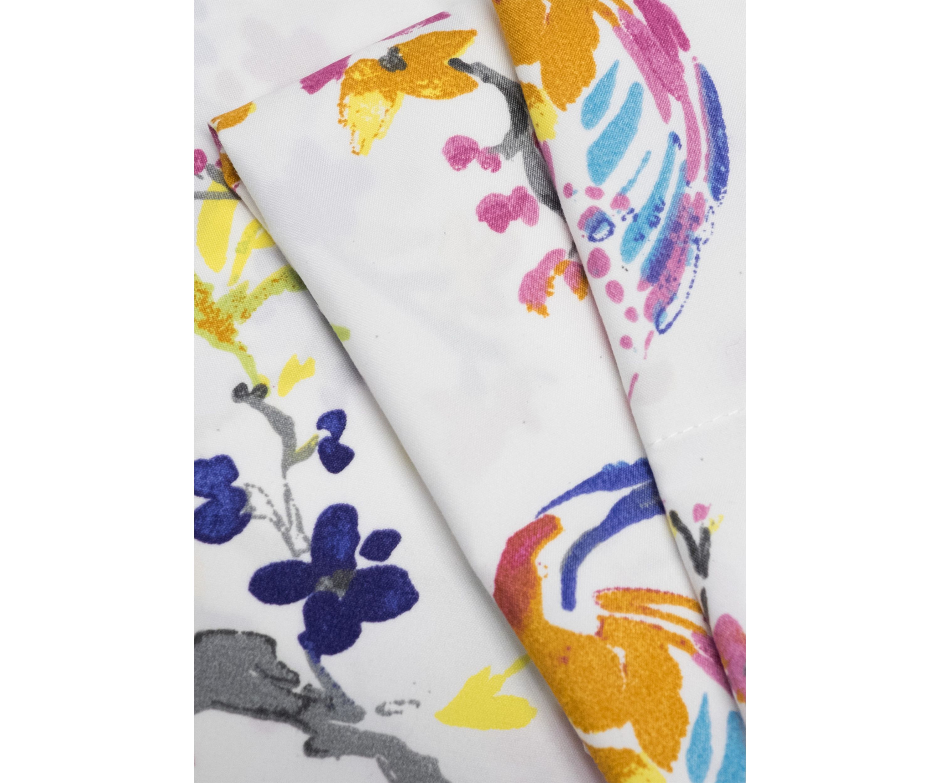 Botanical Pastel Floral Pattern 1500 Supreme Collection Sheet Set