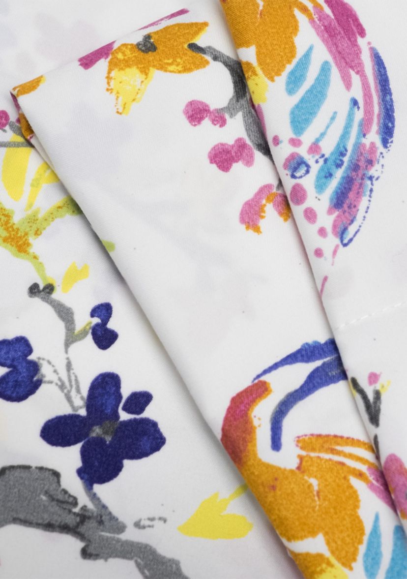 Botanical Pastel Floral Pattern 1500 Supreme Collection Sheet Set
